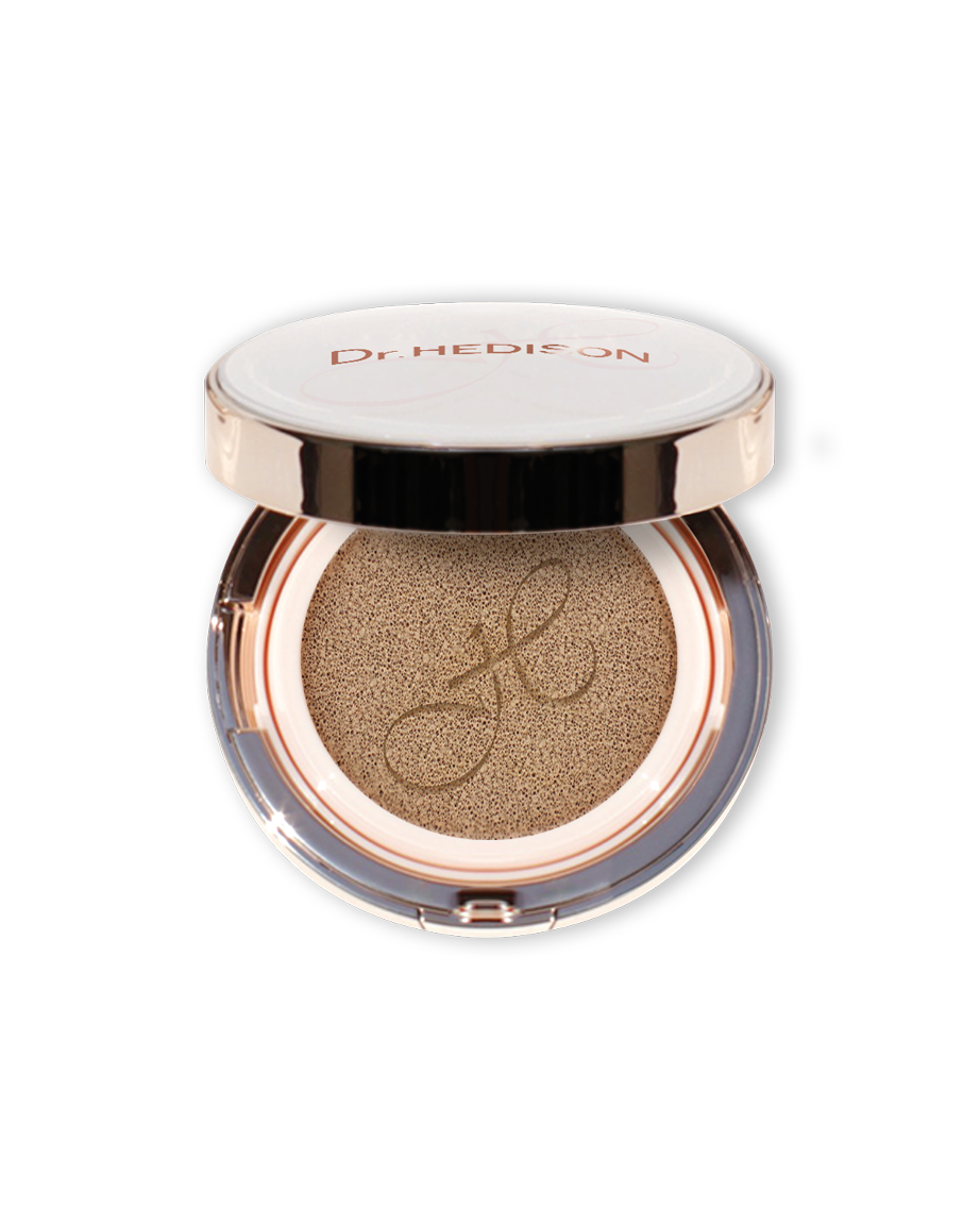 Cushion coreano hidratante con cobertura ligera Dr. Hedison Yaksok Cosmetics