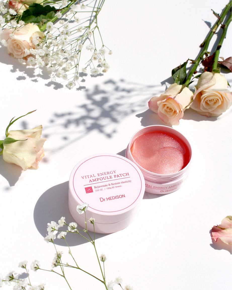 Parches coreanos para ojos con efecto antiedad Dr Hedison