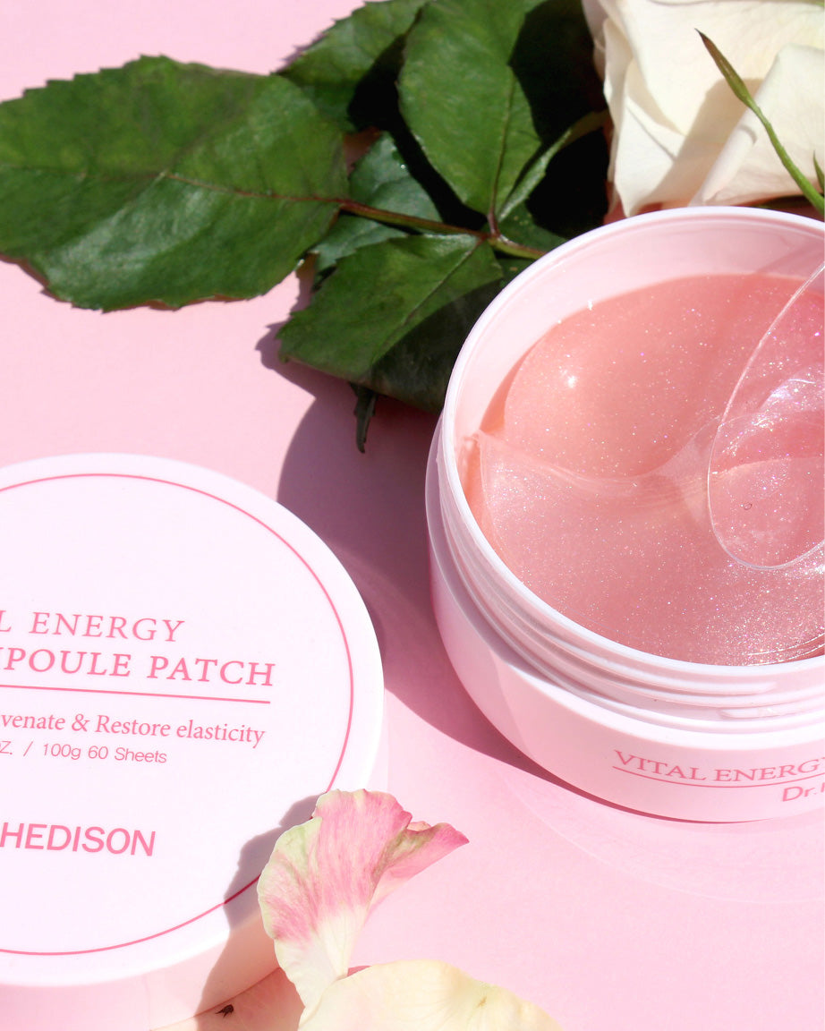 Parches coreanos para ojos con efecto antiedad Dr Hedison