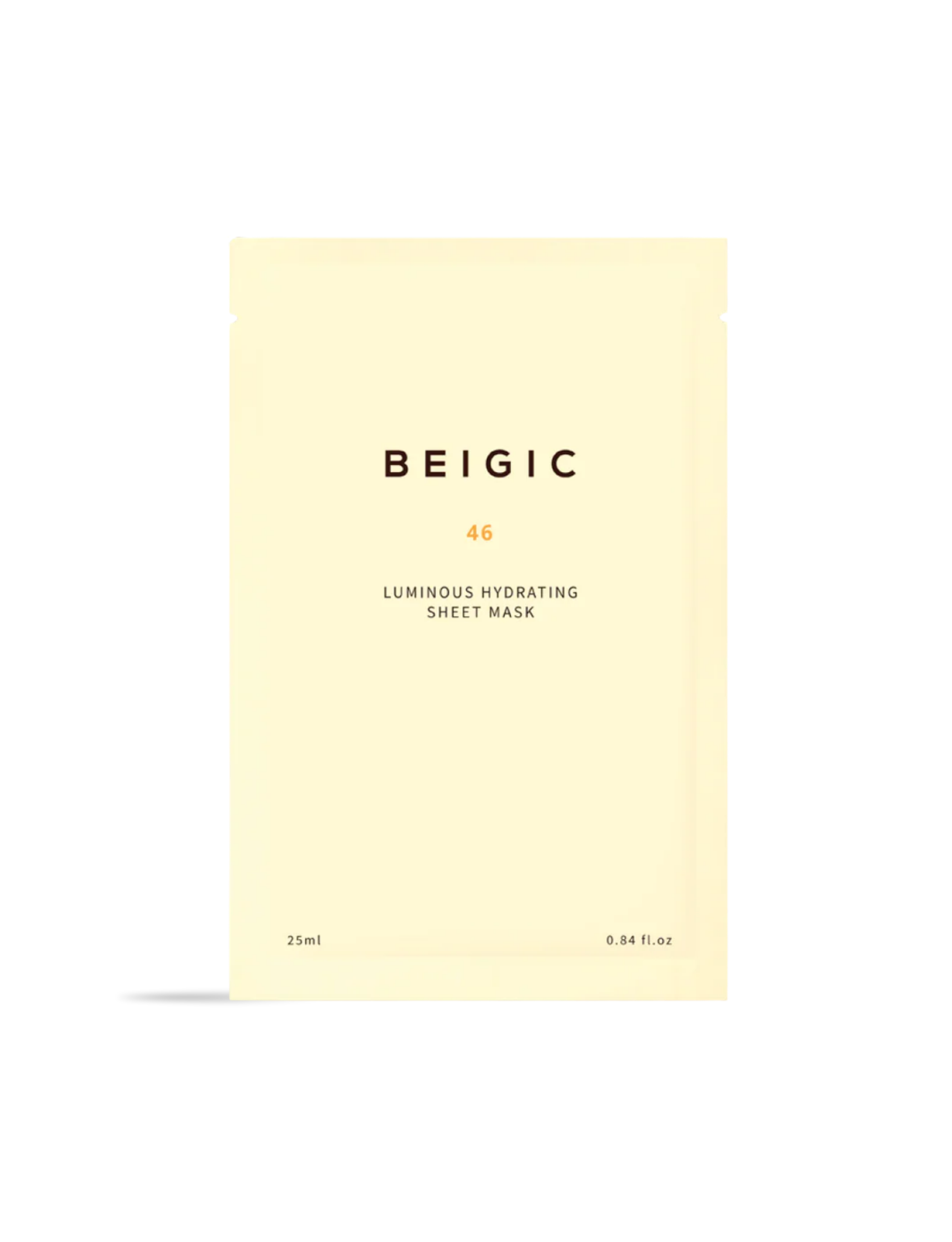 Maschera idratante luminosa in tessuto