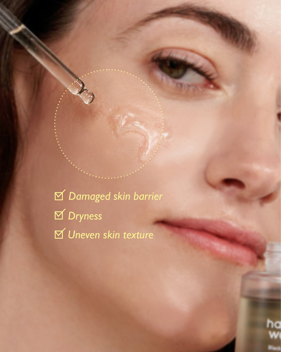 Aceite facial coreano suavizante arrugas Haruharu Wonder