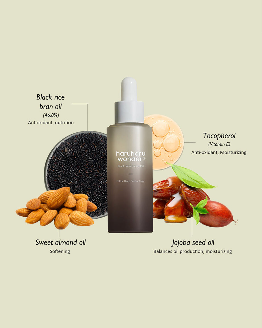 Aceite facial coreano suavizante arrugas Haruharu Wonder