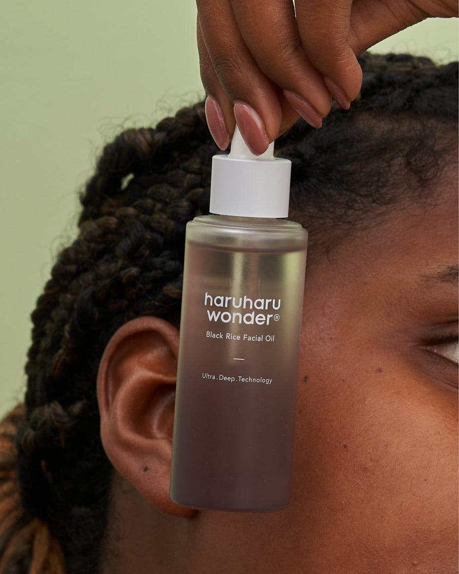 Aceite facial coreano suavizante arrugas Haruharu Wonder