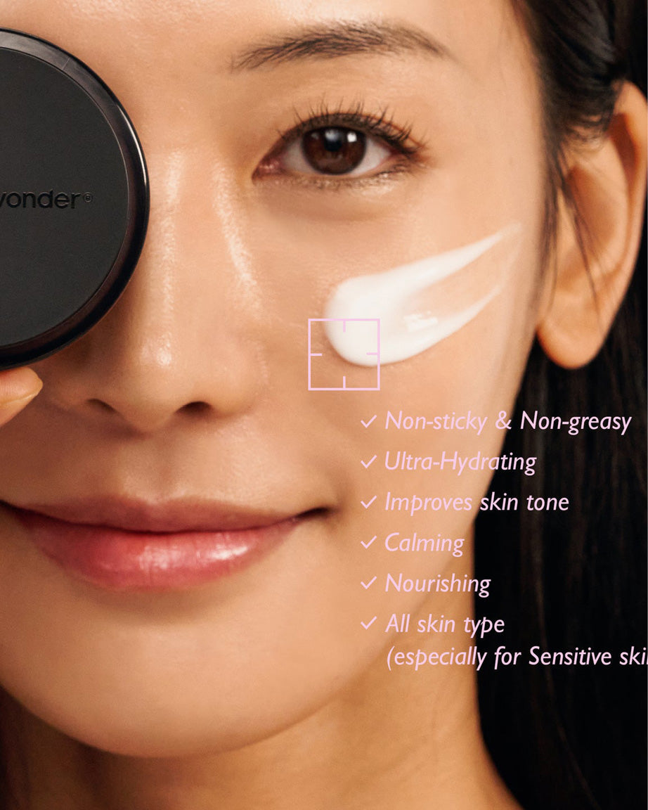 Crema coreana hidratante para piel sensible Haruharu Wonder