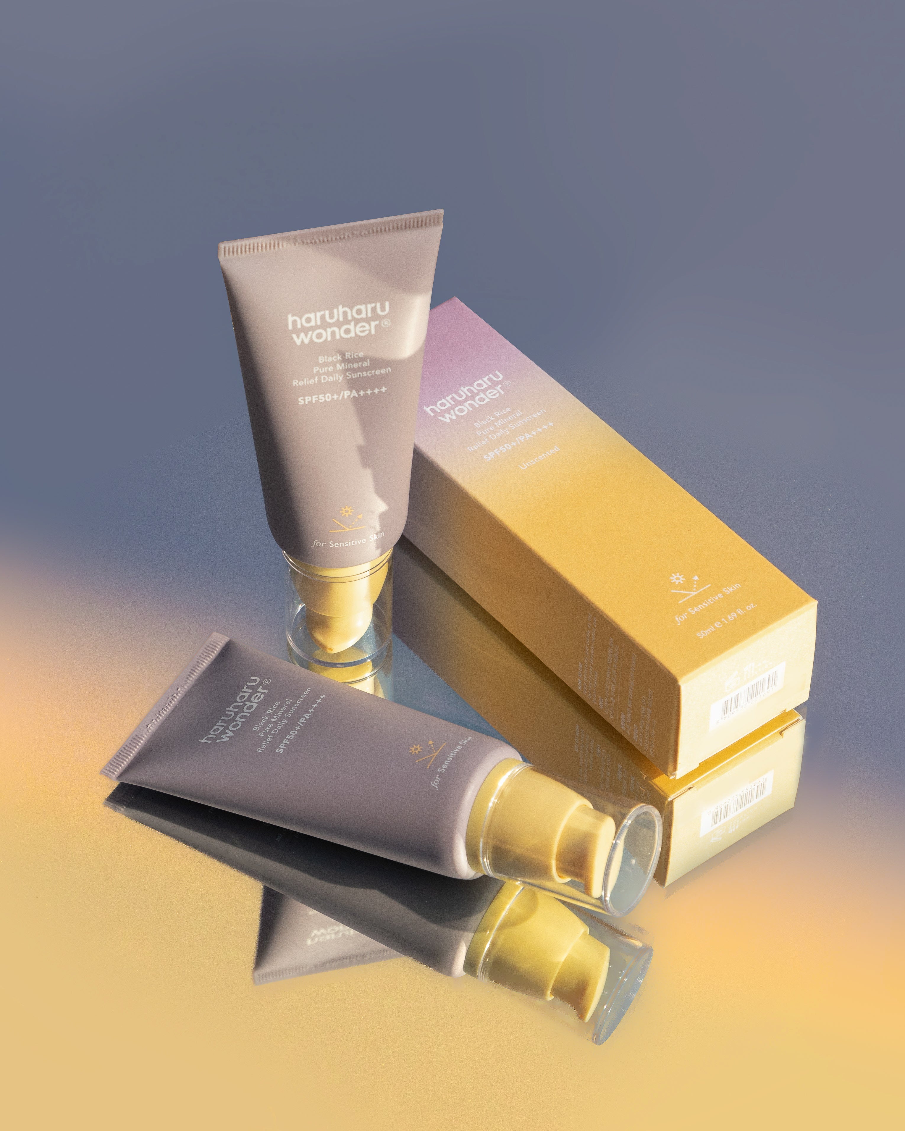 Crema solare quotidiana Black Rice Pure Mineral Relief SPF50+/PA++++