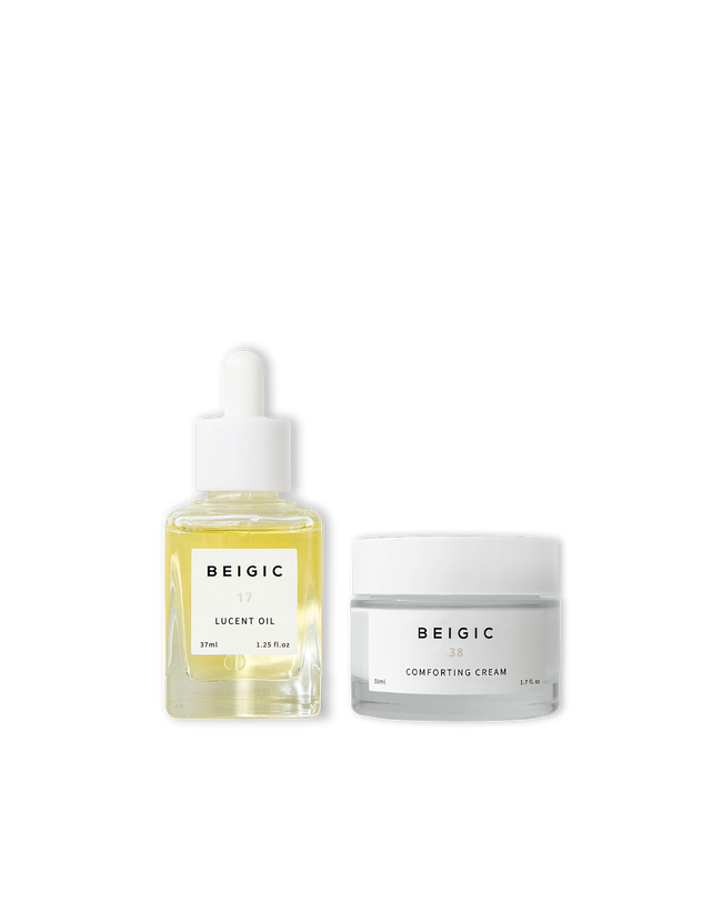 Rutina coreana hidratante con aceite facial y crema Beigic Yaksok Cosmetics