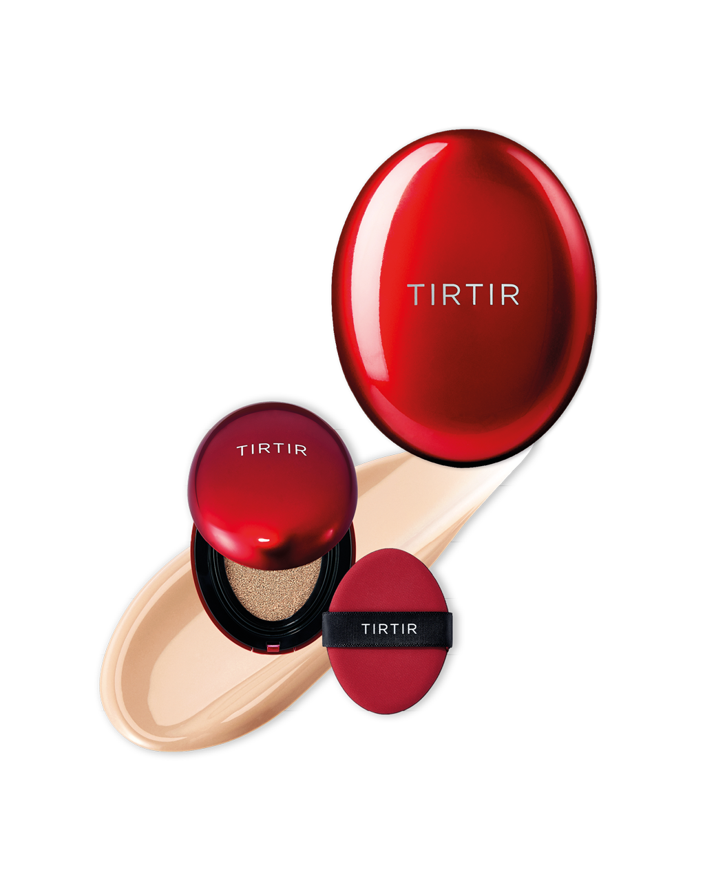Cushion coreano de base ligera 21N TirTir Yaksok Cosmetics