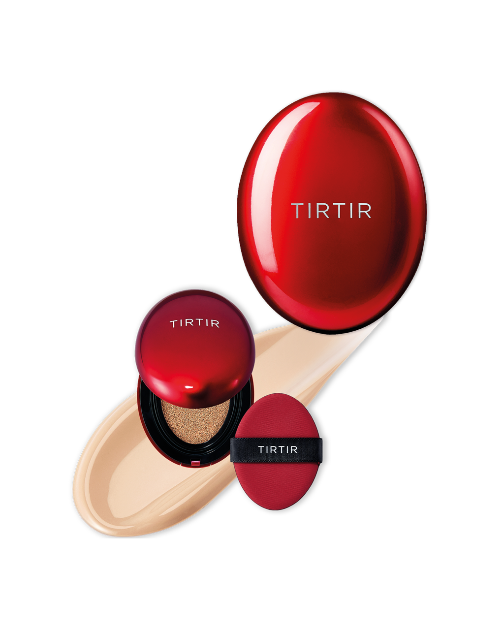 Cushion coreano de base ligera 23N TirTir Yaksok Cosmetics