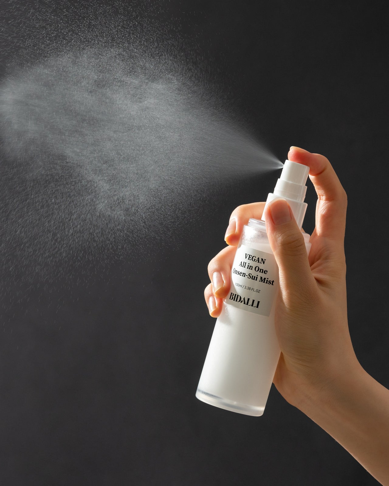 Bruma facial coreana hidratante y calmante Bidalli