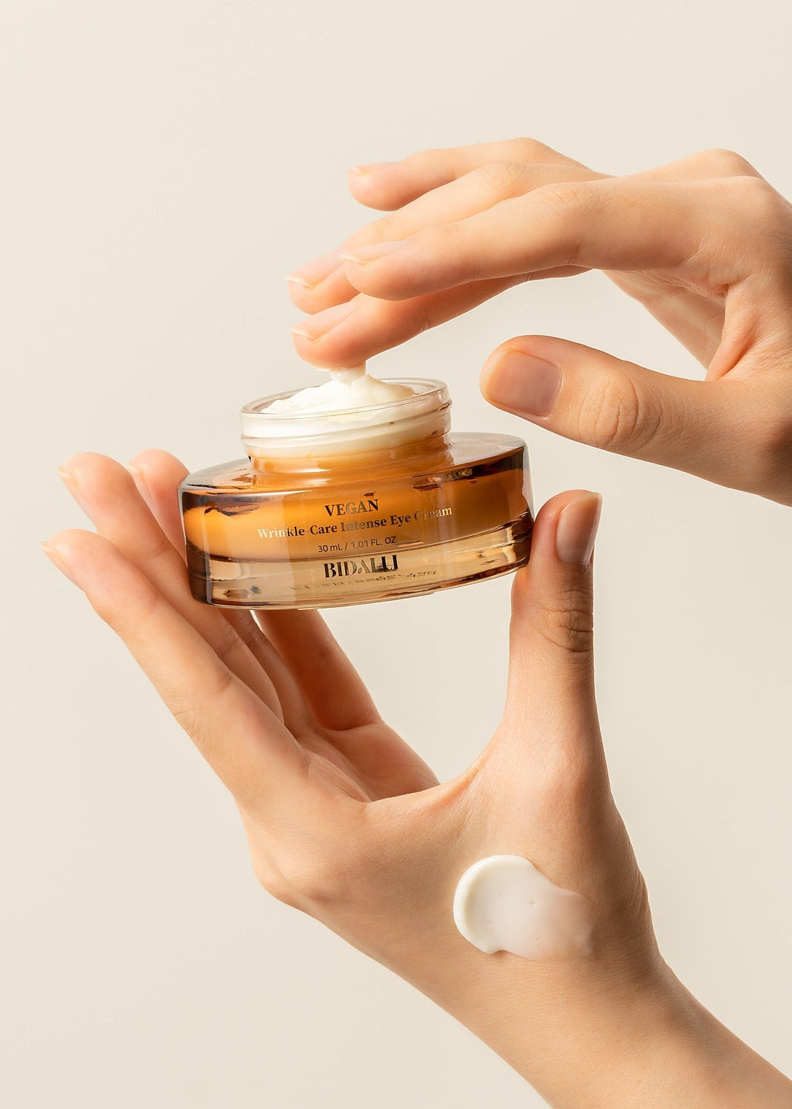 Crema para ojos coreana antiarrugas Bidalli