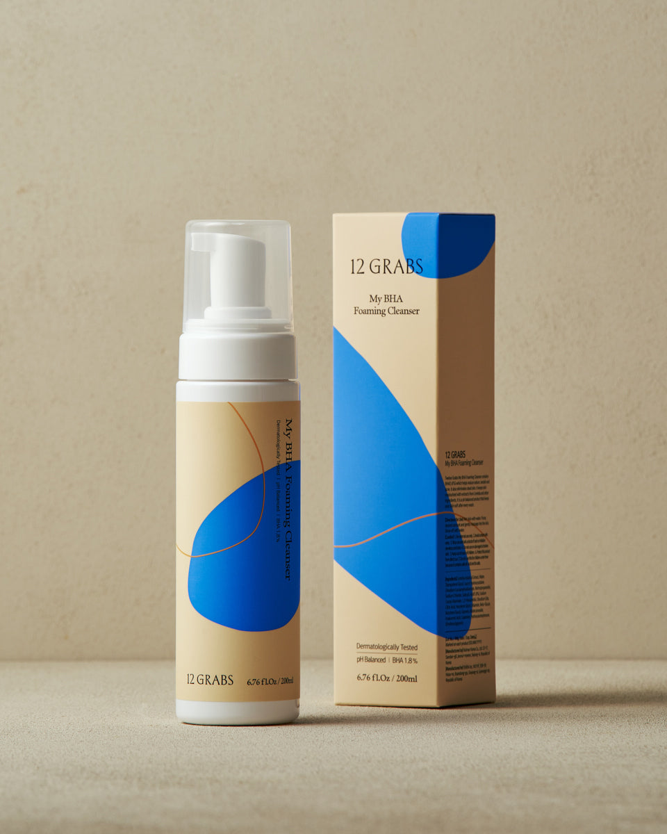 Limpiador en espuma coreano hidratante 12GRABS