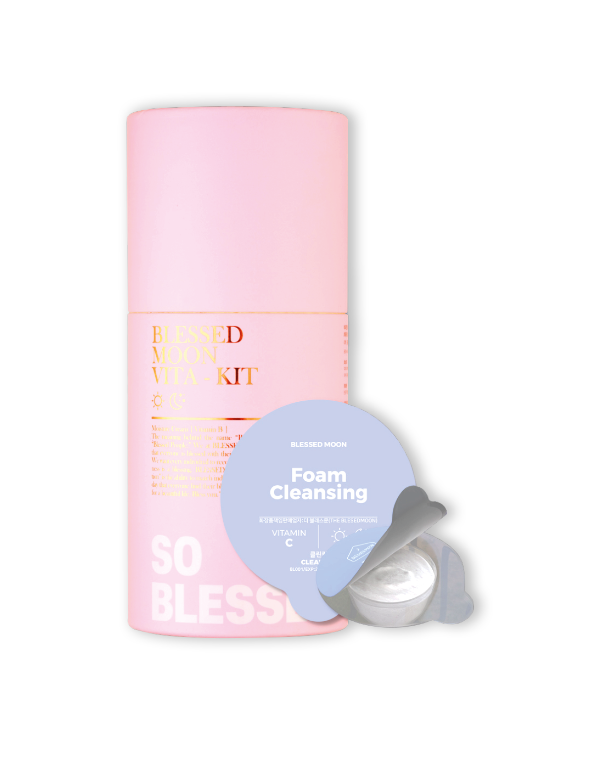 Limpiador en espuma coreano en monodisis Blessed Moon Yaksok Cosmetics