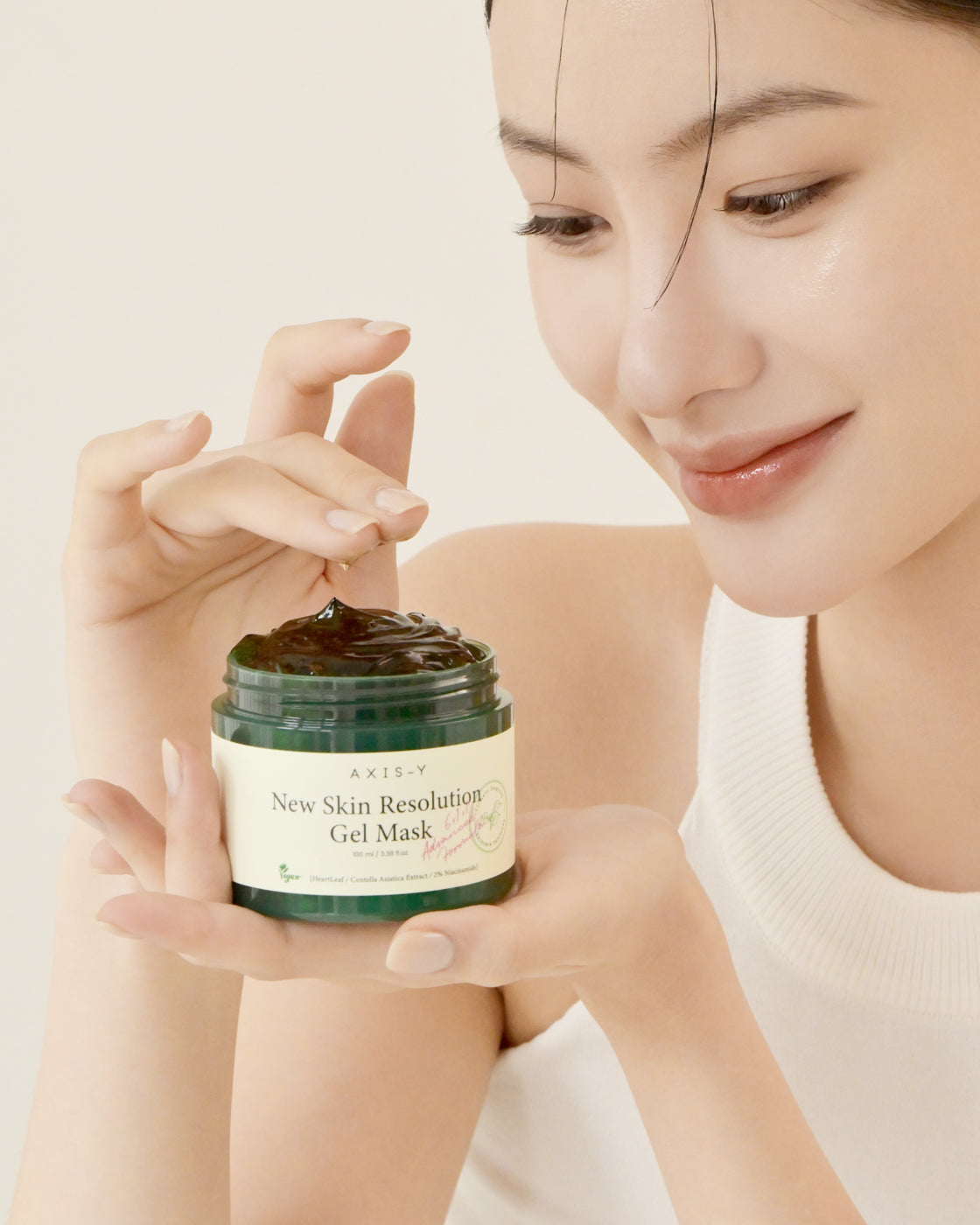 Mascarilla gel coreana refrescante wash off Axis-Y