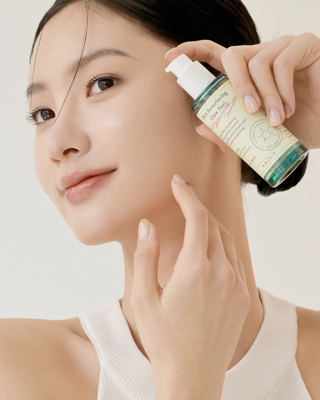 Exfoliante químico coreano calmante para piel sensible Axis-Y