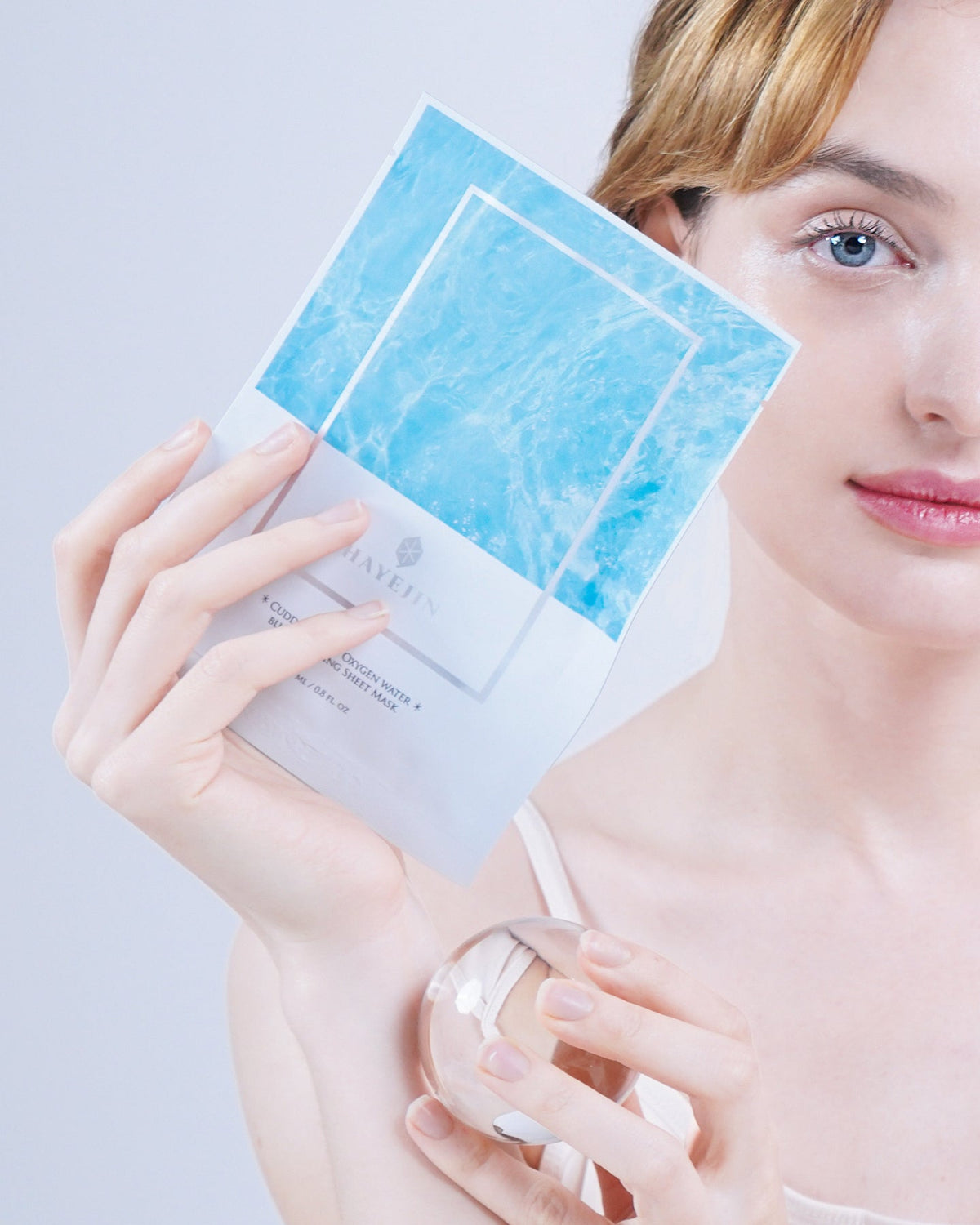 Mascarilla de tejido coreana revitalizante Hayejin