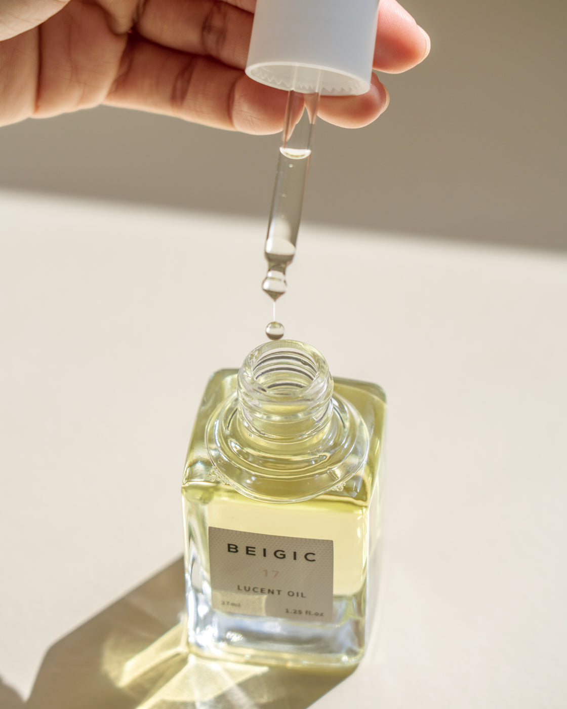 Rutina coreana hidratante con aceite facial y crema Beigic