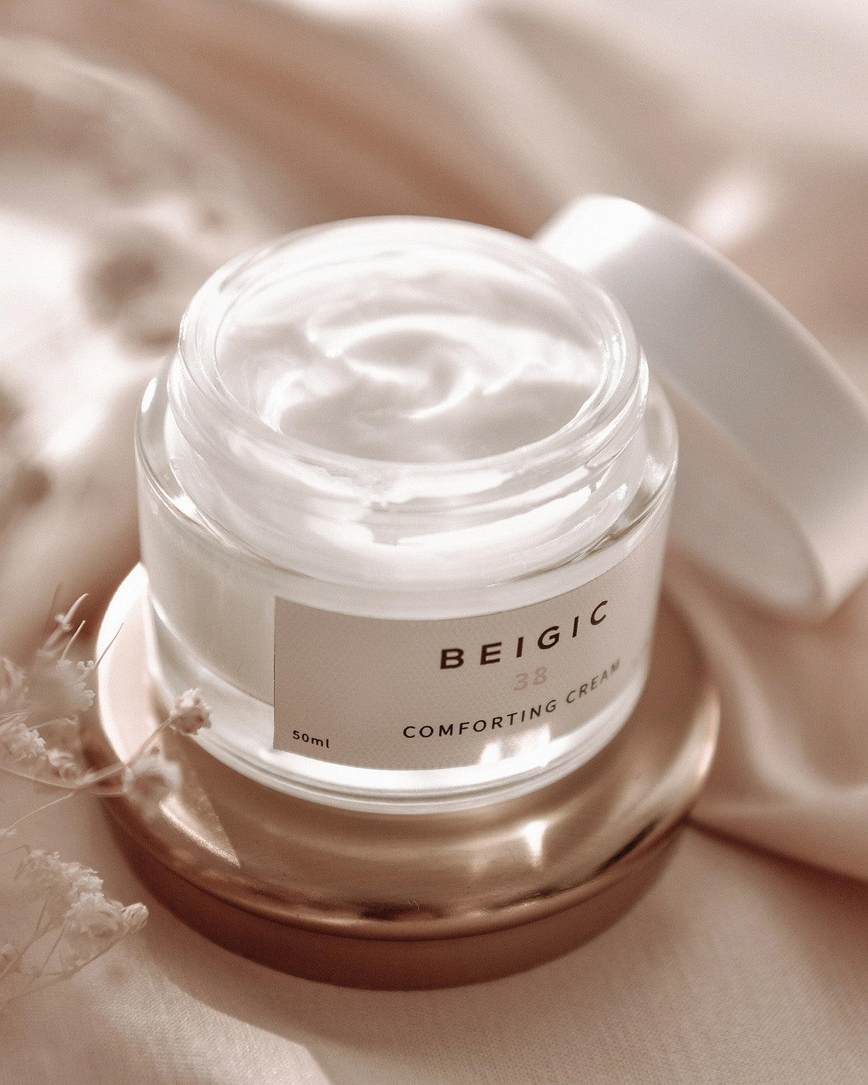 Crema coreana hidratante para pieles sensibles Beigic