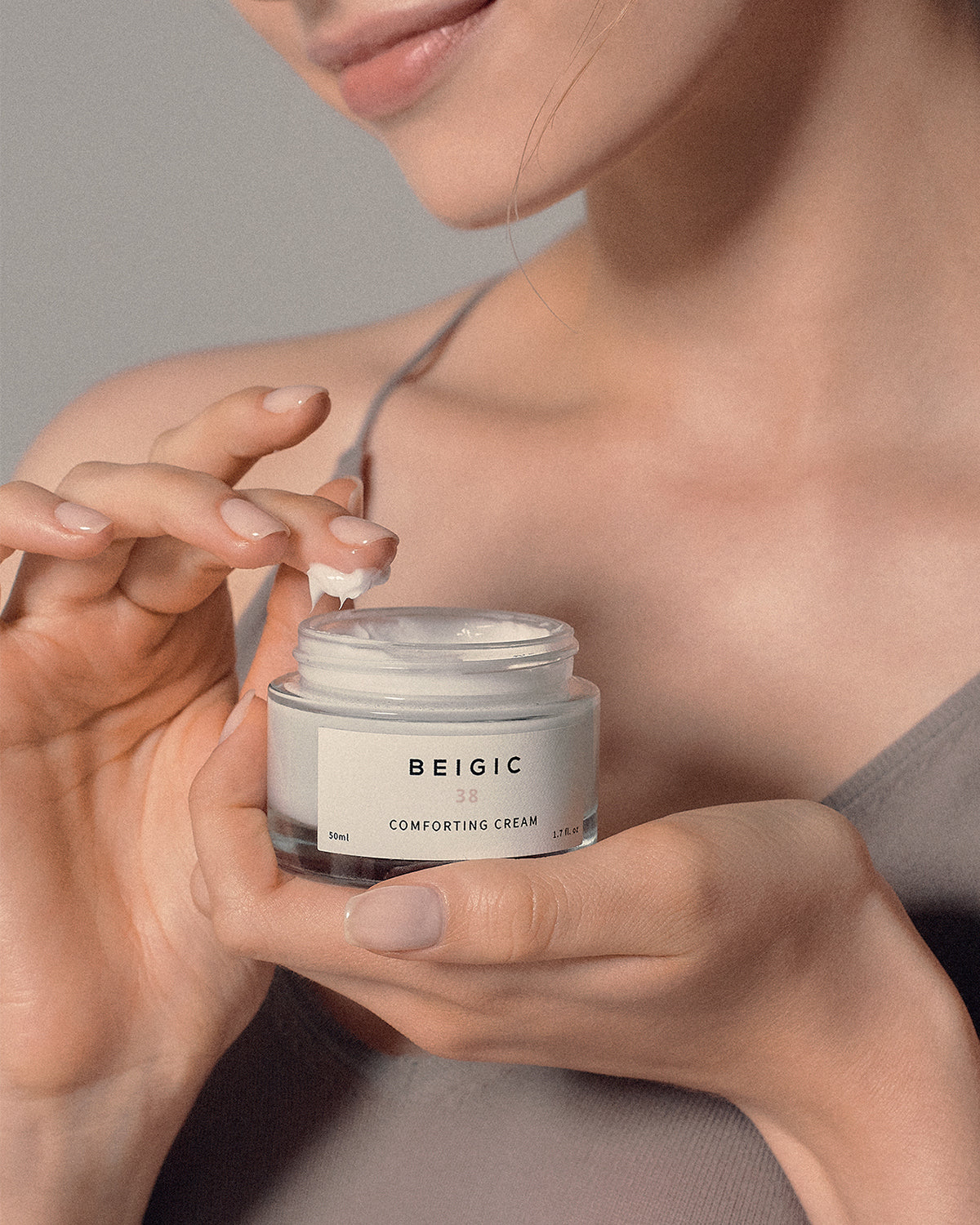 Crema coreana hidratante para pieles sensibles Beigic