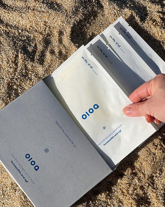 Mascarilla de tejido coreana reparadora Oloa