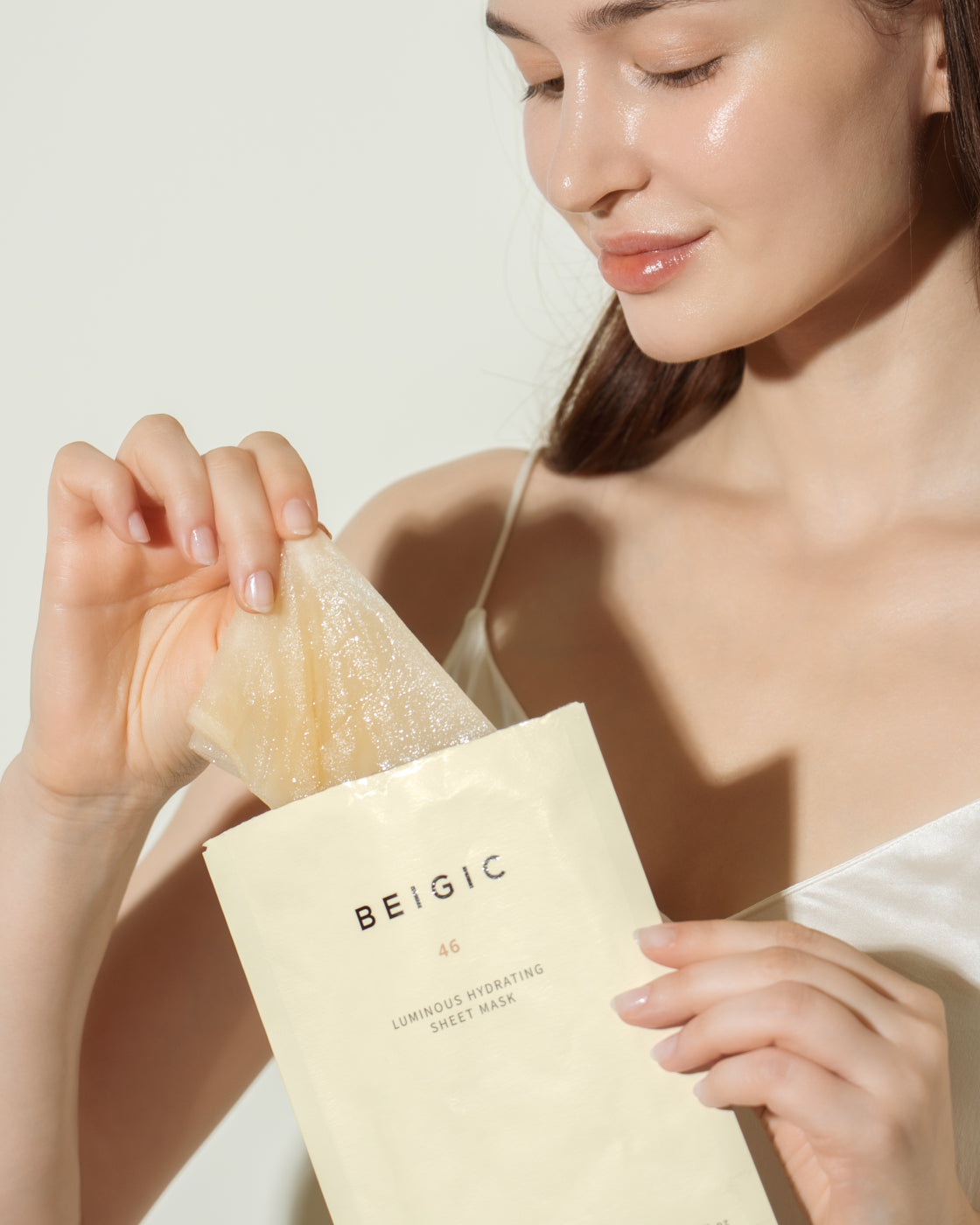 Mascarilla de tejido coreana hidrantante Beigic