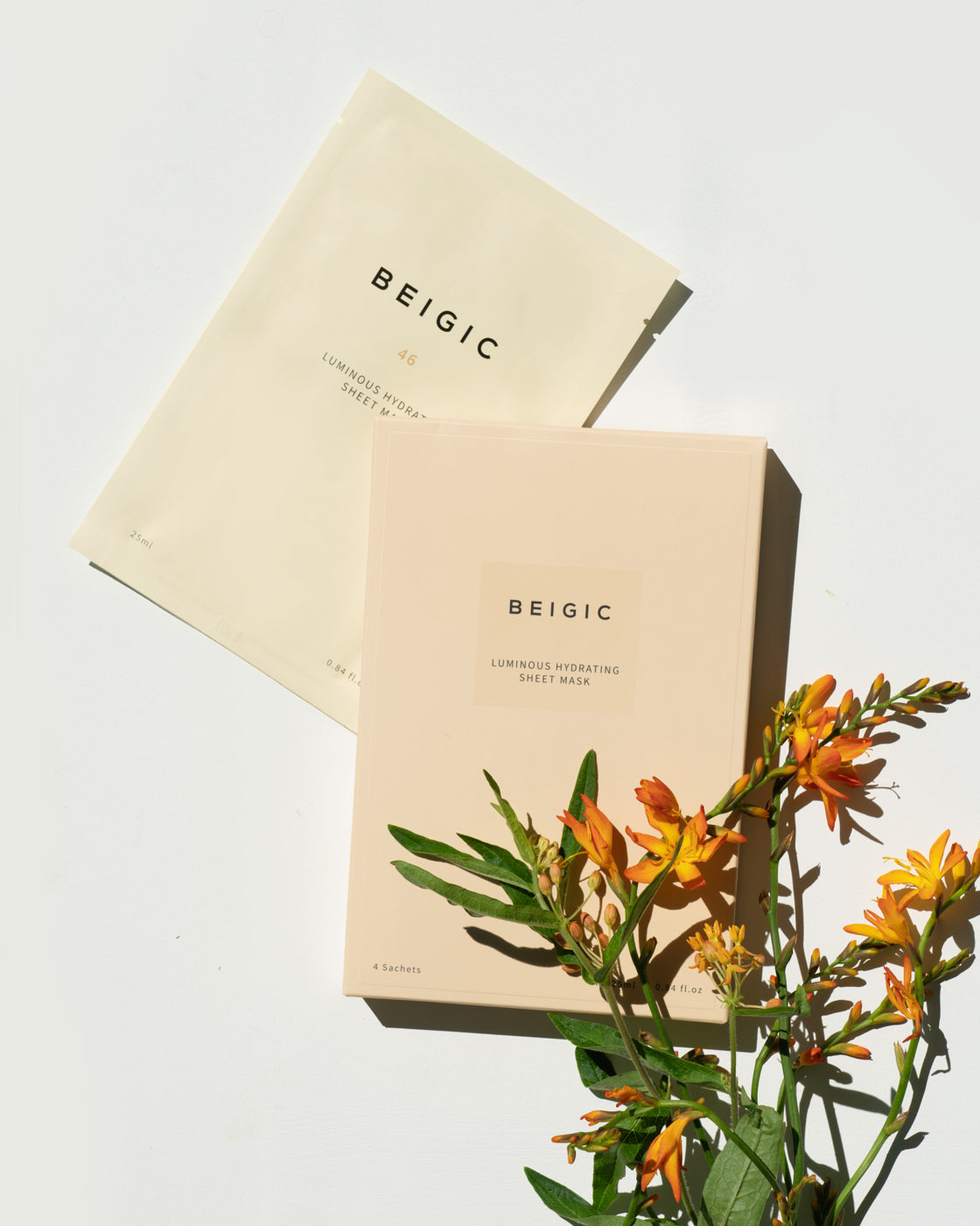 Mascarilla de tejido coreana hidrantante Beigic