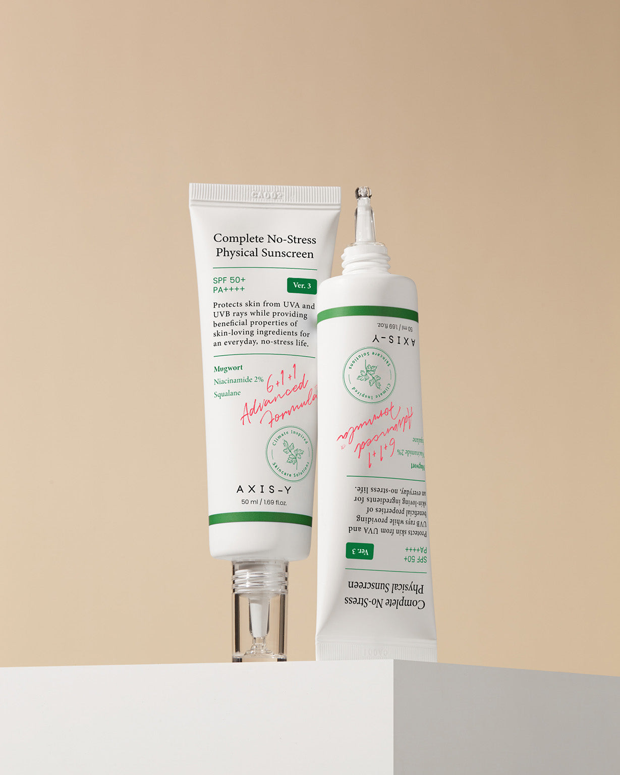 Protector Solar coreano con niacinamida Axis-Y