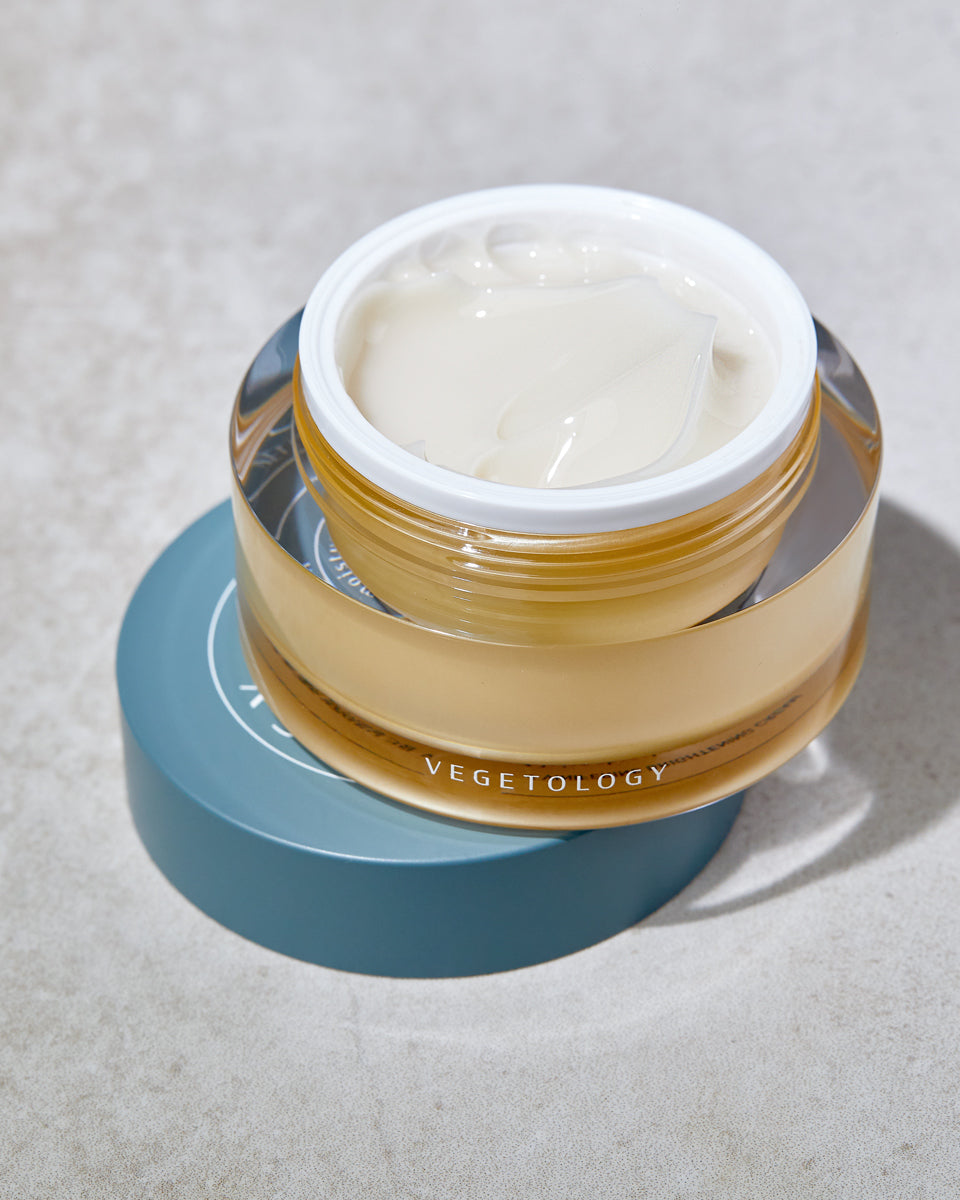 Crema coreana hidratante e iluminadora Vegetology