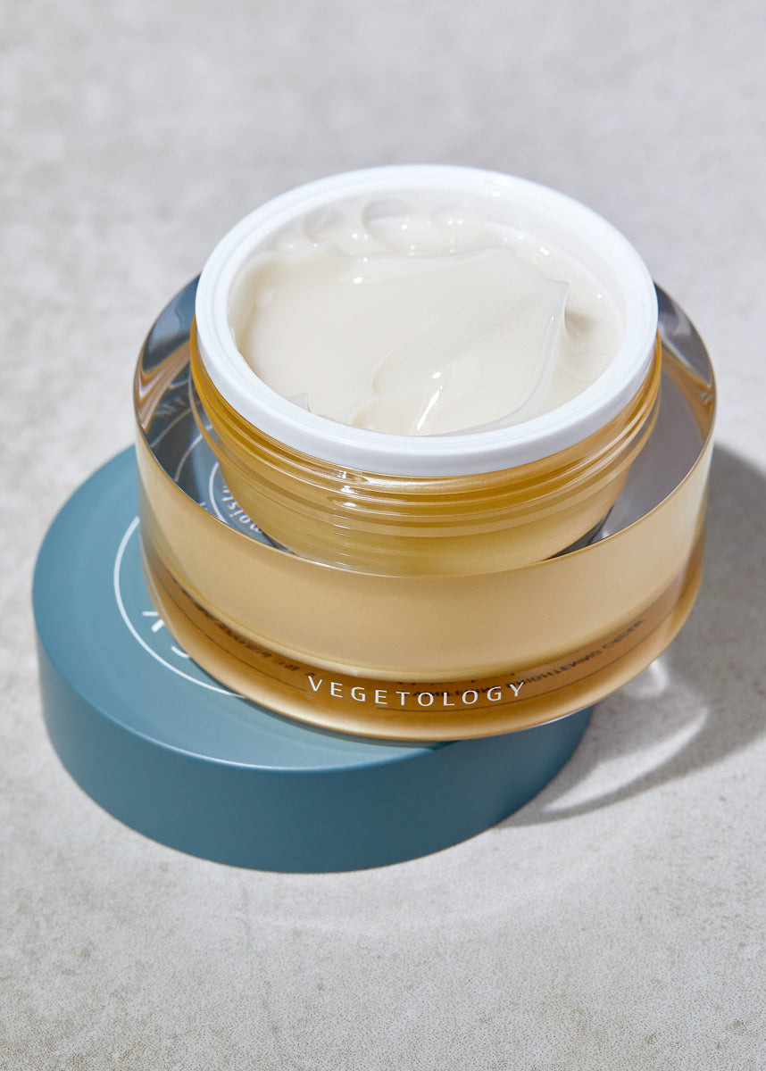 Crema coreana hidratante e iluminadora Vegetology