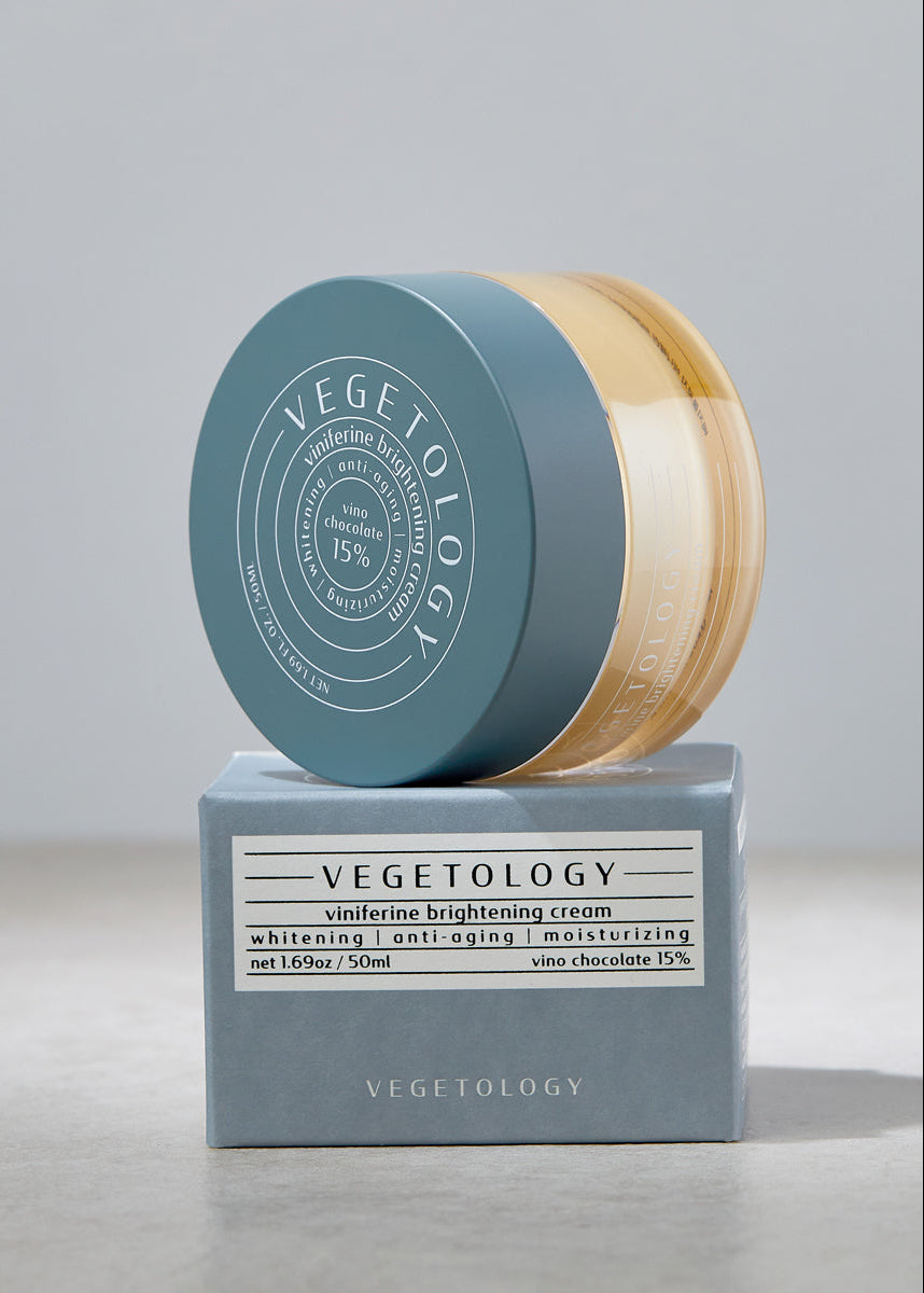 Crema coreana hidratante e iluminadora Vegetology
