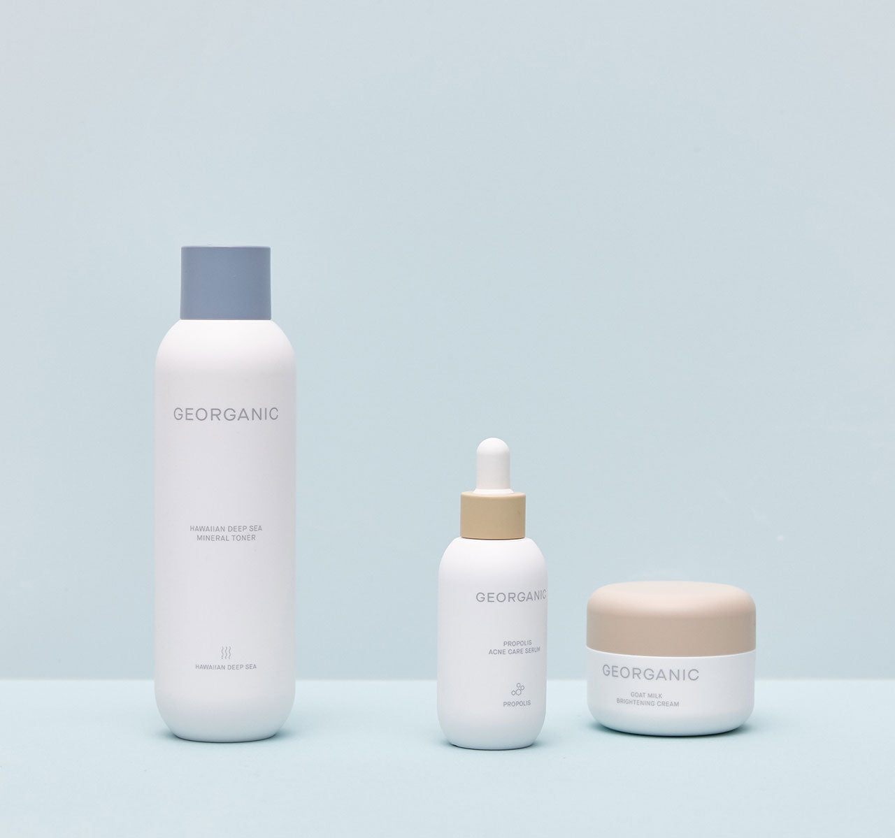 Rutina coreana iluminadora con tónico sérum y crema Georganic Yaksok Cosmetics