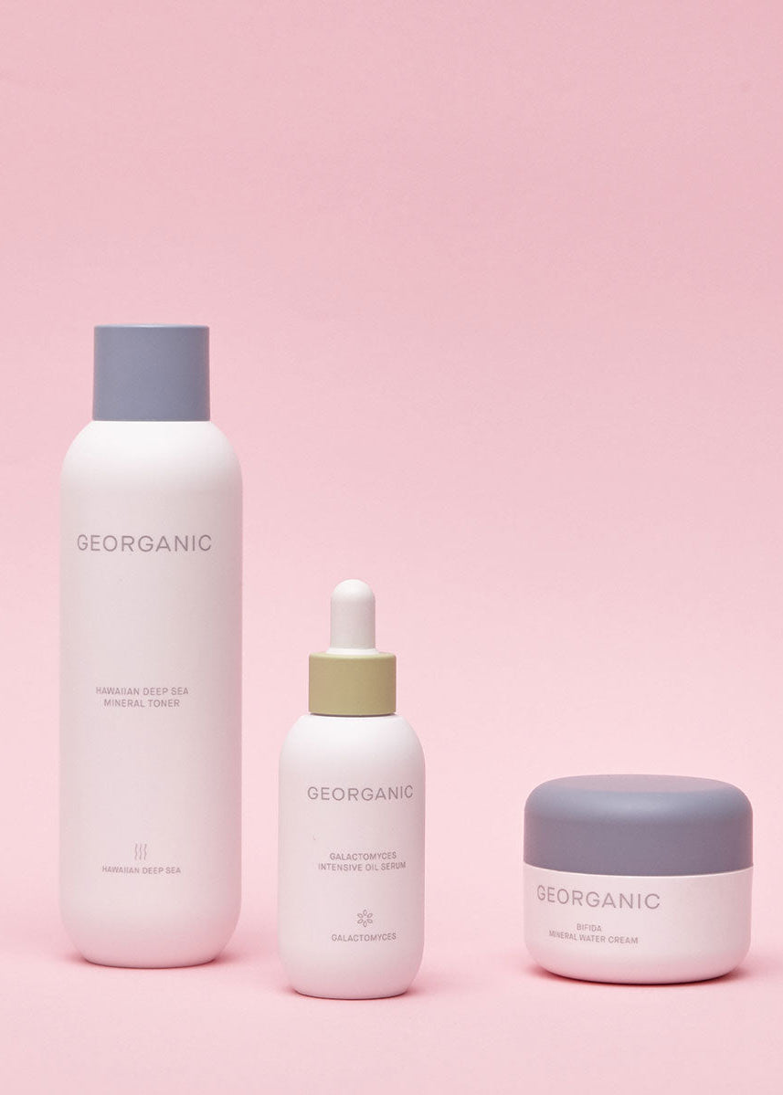 Rutina coreana con tónico sérum y crema Georganic Yaksok Cosmetics