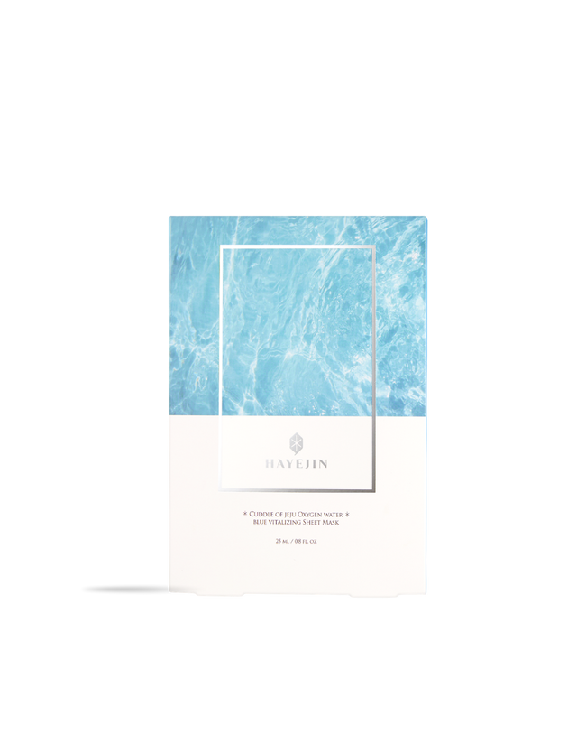 Cuddle of Jeju Oxygen Water Blue Vitalizing Sheet Mask