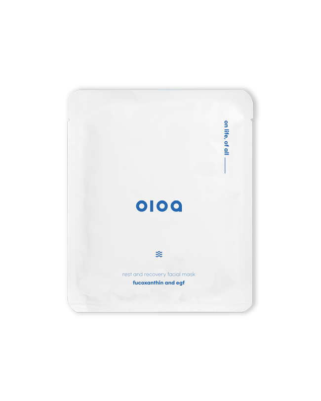 Mascarilla de tejido coreana reparadora Oloa Yaksok Cosmetics