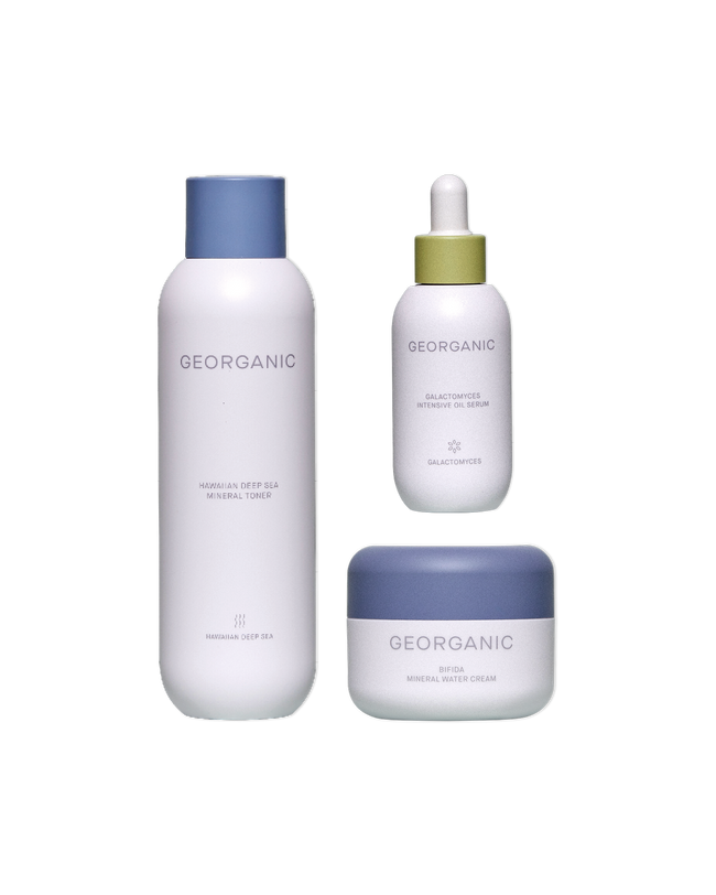 Rutina coreana tónico sérum y crema Georganic Yaksok Cosmetics