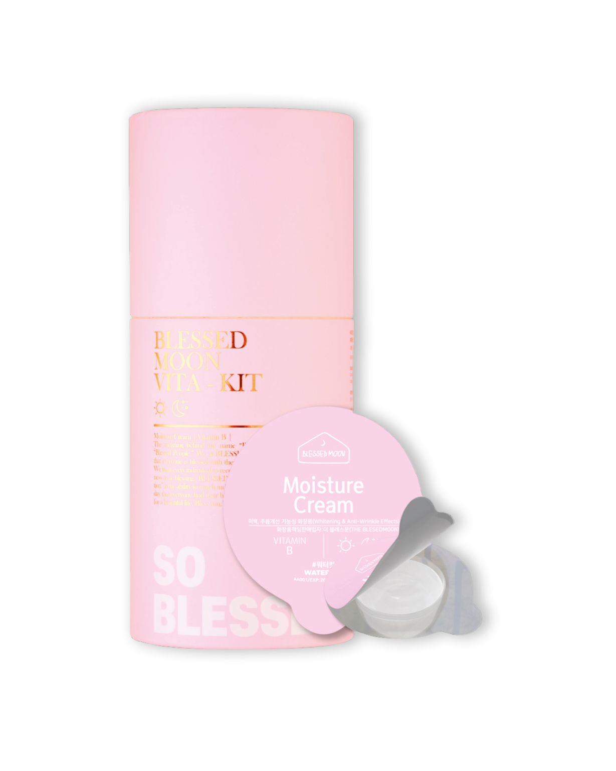 Crema coreana hidratante en monodisis Blessed Moon Yaksok Cosmetics