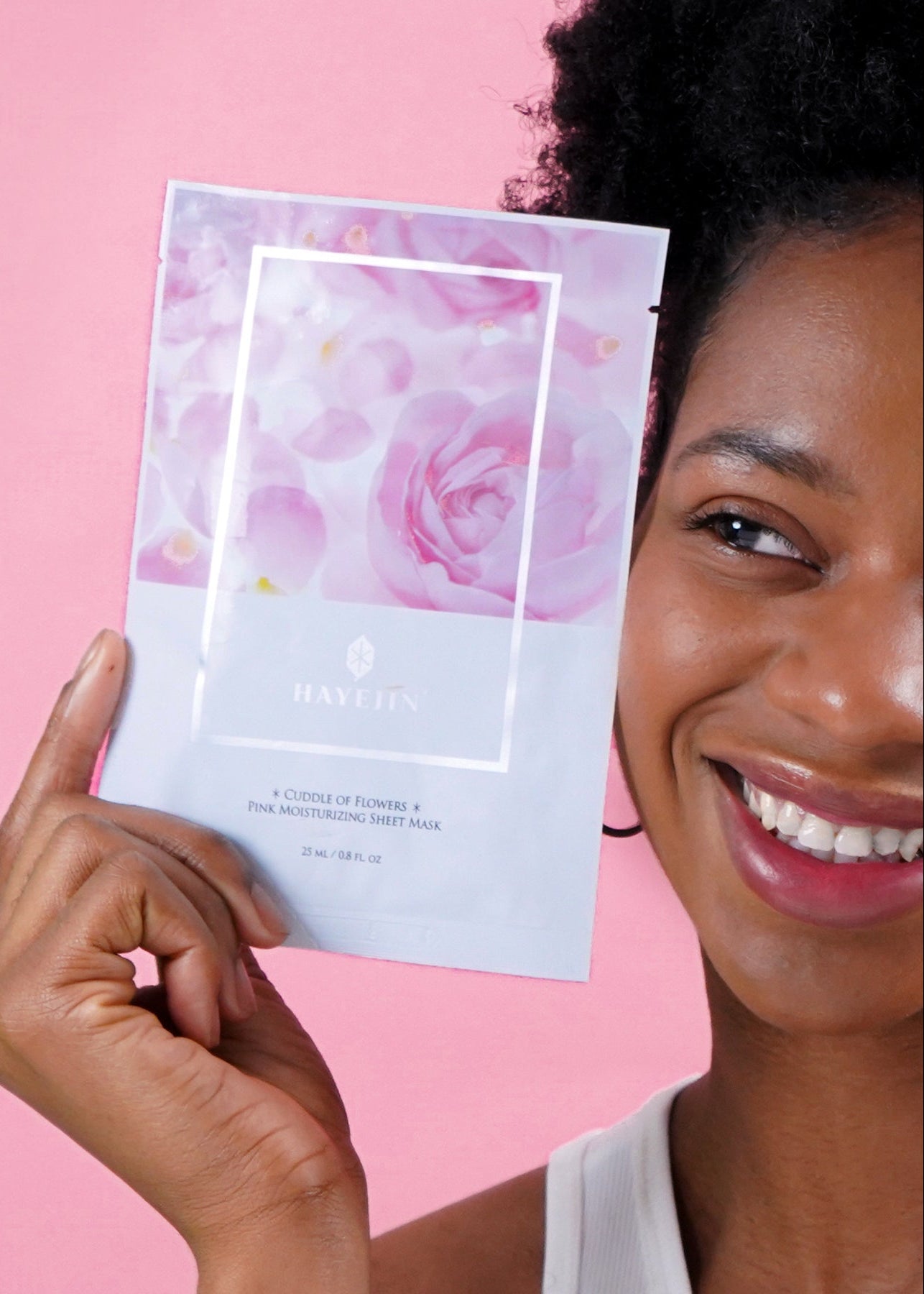 Cuddle of Flowers Pink Moisturizing Sheet Mask