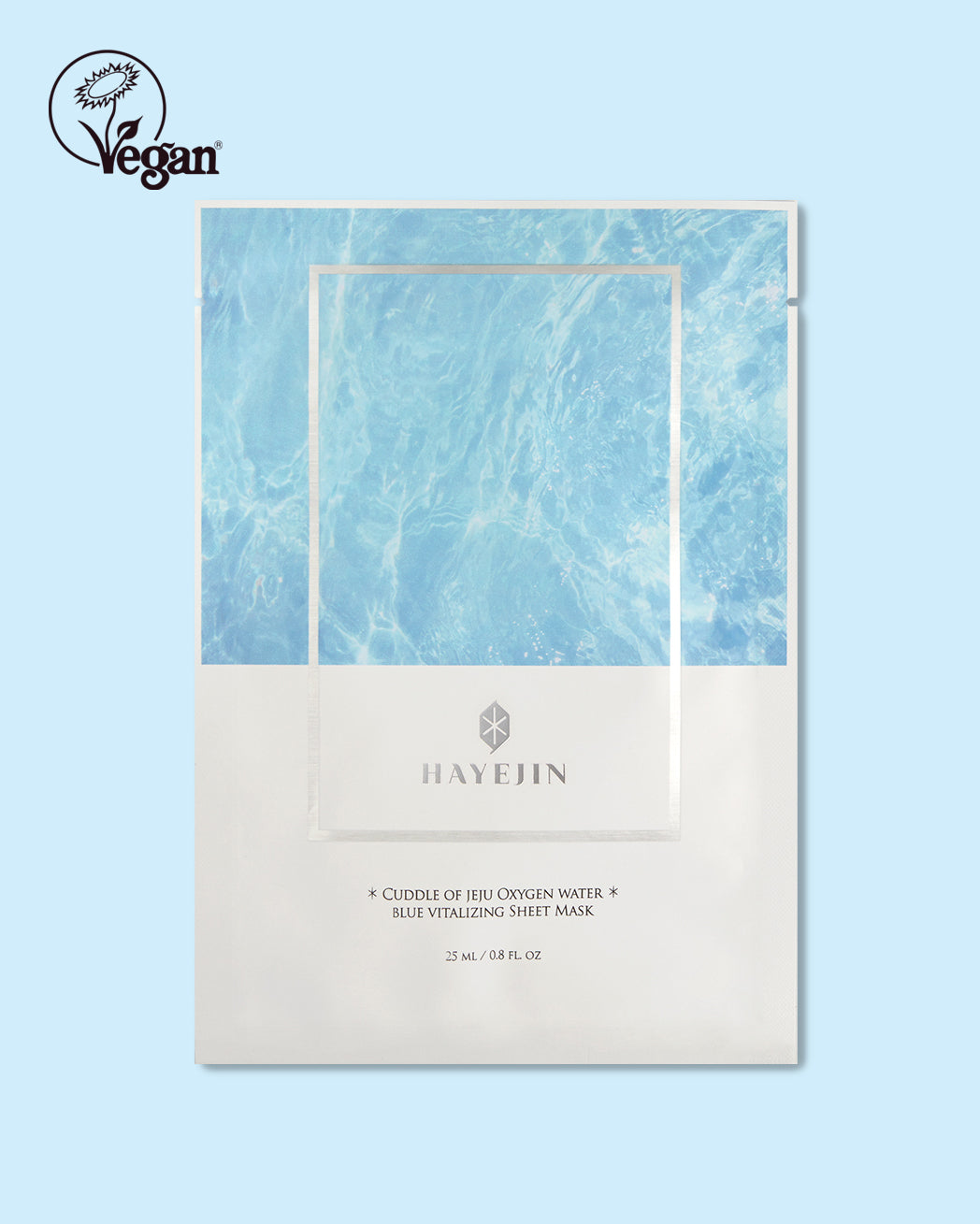 Cuddle of Jeju Oxygen Water Blue Vitalizing Sheet Mask 5EA