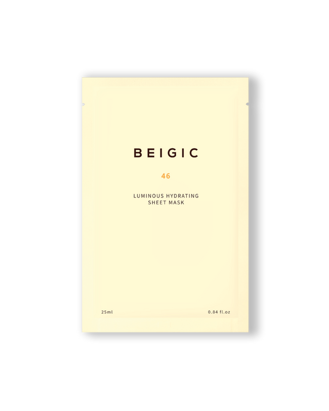 Mascarilla de tejido coreana hidrantante Beigic Yaksok Cosmetics