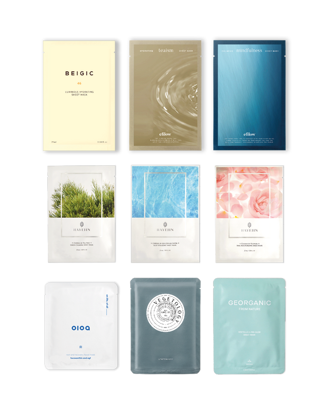 Set coreano de mascarillas Yaksok Cosmetics