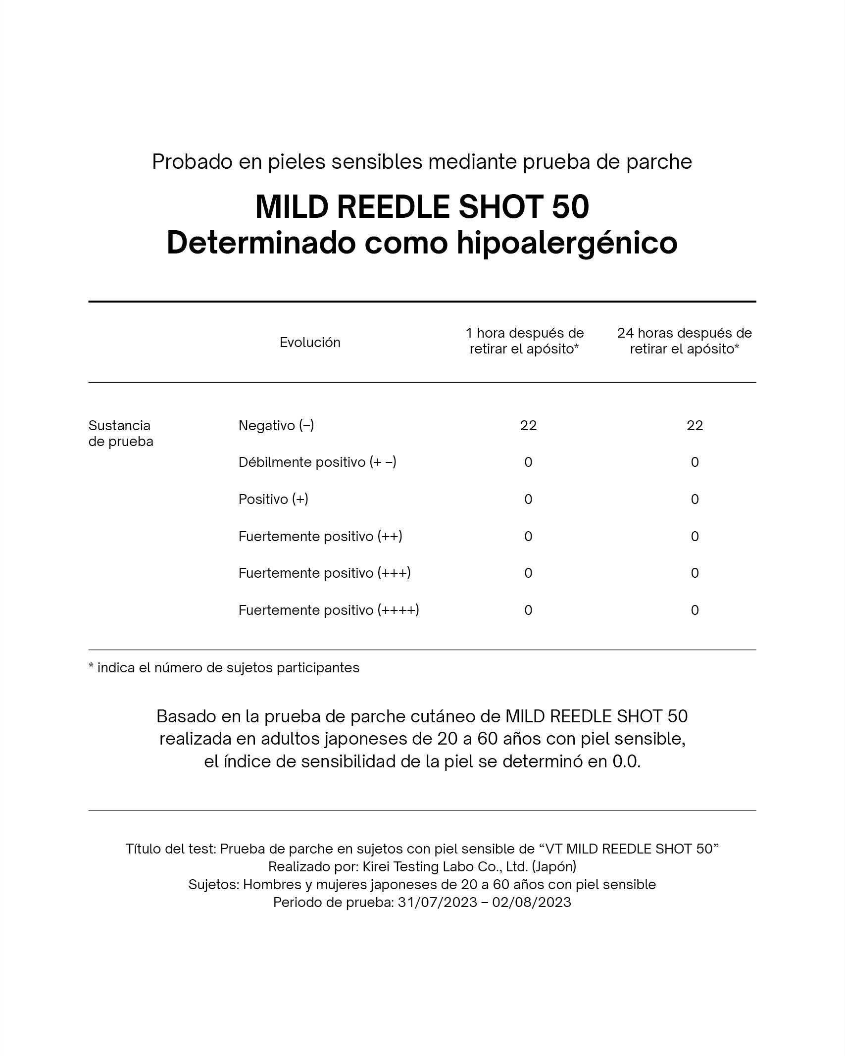 VT Mild Reedle Shot 50